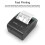 58mm Thermodrucker BT4.0, 90mm/sec, 203DPI, USB, 2000mAh Akku 4