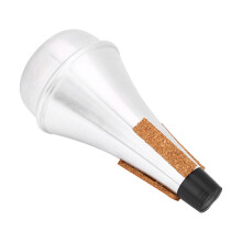 Aluminium Trumpet Practice Mute with Cork Strip Lightweight Durable Accessory