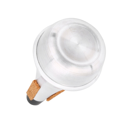 Aluminium Trumpet Practice Mute with Cork Strip Lightweight Durable Accessory 2
