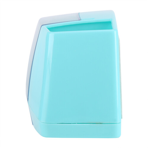 Blue Plastic Toothbrush Holder Storage Box Organizer, 22x7x8.5cm