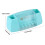 Blue Plastic Toothbrush Holder Storage Box Organizer, 22x7x8.5cm 10