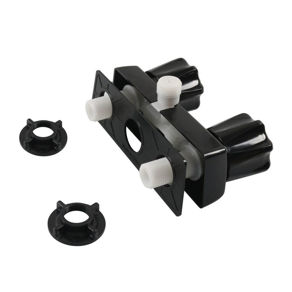 Rv Shower Valve Diverter 4Â Water-Saving Multi-Functional Control Black 9461352293648