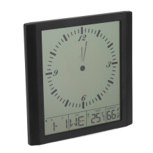8,6 Zoll Wand-Digitaluhr mit Thermometer & Hygrometer, 20x20cm