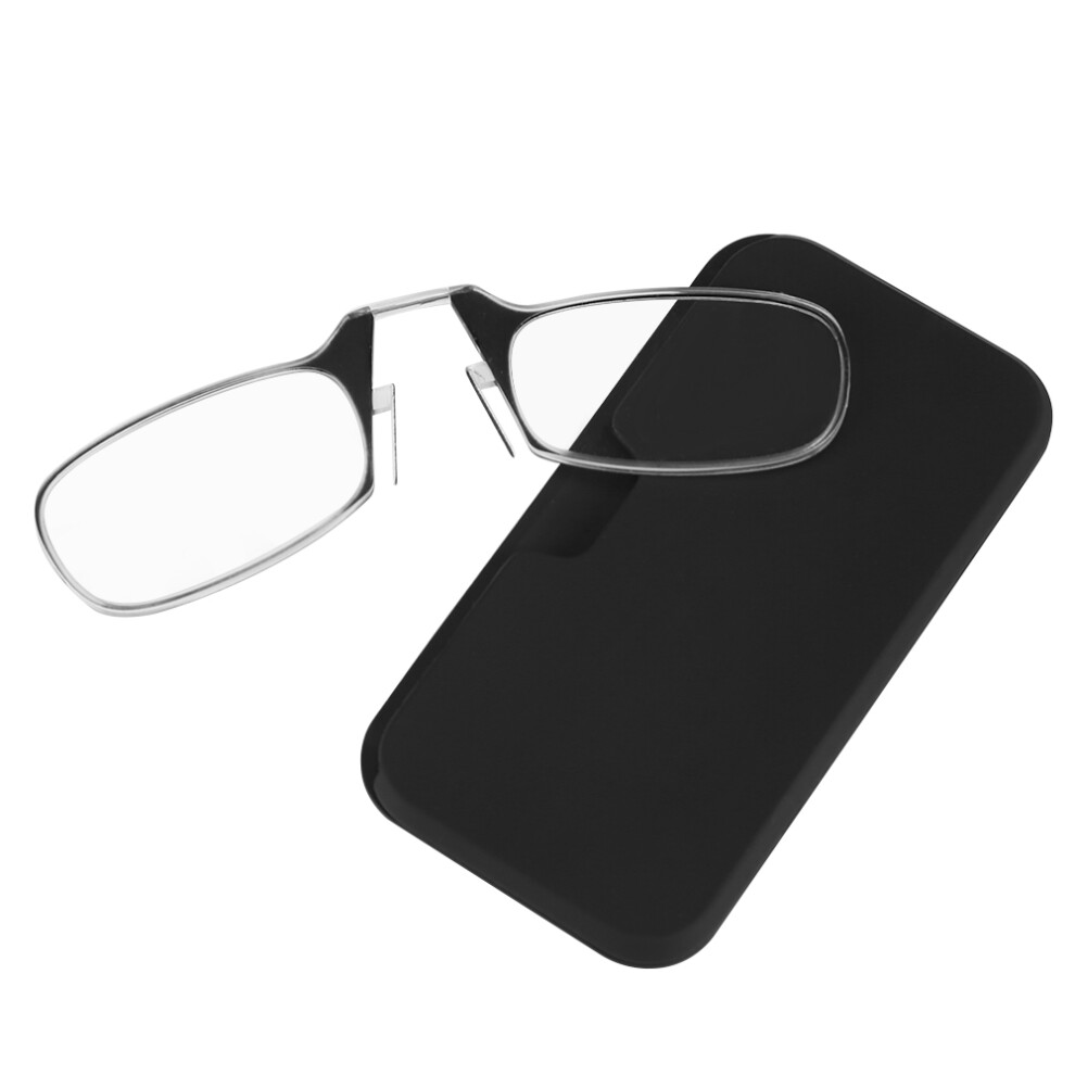 Unisex Ultra Thin Reading Glasses 1.0-3.0 Big Nose Clip Mini Size 2.5