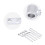 Heavy-Duty Saddlebag Support Kit for Motorcycles - Silver Finish 5