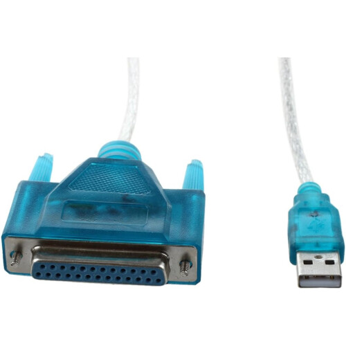 DB25 25-Pin USB to Printer Adapter Parallel Port, USB 2.0 DB25 Parallel Printer Cable, Printer Interface 1