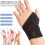 Wrist Support Braces 5-Piece Thumb-Loop Wraps Black For Arthritis Fits Both Hands Sports and Exercise Hands Protector 2