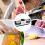 Electric Knives Sharpener, 3-Speed USB Rechargeable Handheld Knife Sharpener With LED Display, Quiet Operation 4
