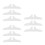 9 Pcs Folding Screen Support Stand Base Bracket For Room Divider 6