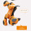 2.4G Voice Control RC Robot Dog, Programmable 3.7V 600mAh, Light & Sound 9