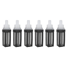 6pcs Water Inlet Micro Pump Filter Connector 8mm Stainless Steel Net
