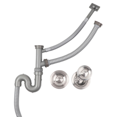 Stainless Steel S Bending Pipe Bathroom Sink Drain Plug Draining Tool 1