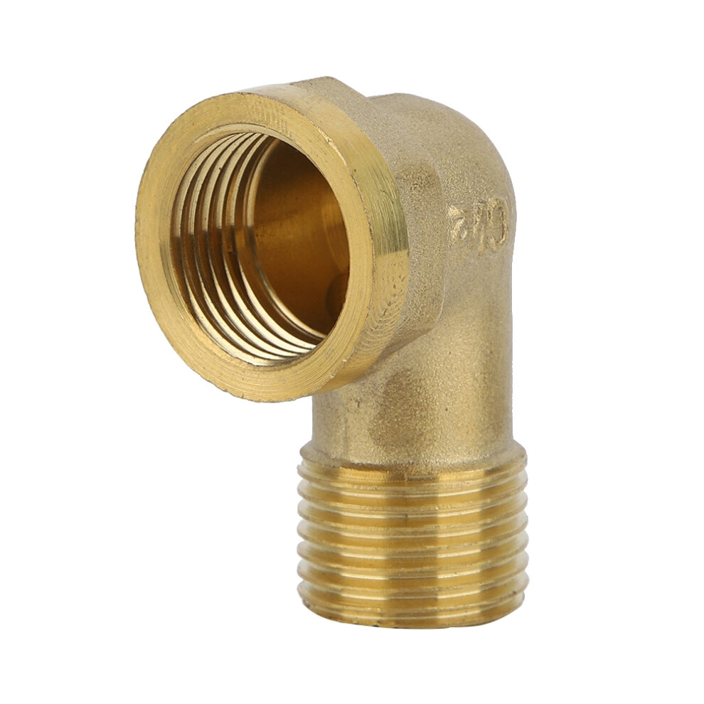 5Pcs G1/2" Brass Female Thread Elbow Fitting Adapter For Kitchen 685922032836
