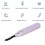Compact Heated Eyelash Curler with 3 Adjustable Temps USB Charge Purple 7