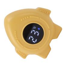 Baby-Badethermometer Digital Wasser-Temperatur Gelb ABS CR2450 2x Batterien