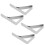 4pcs Windproof Stainless Steel Tablecloth Clips 1