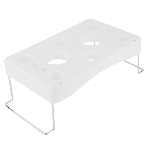 White Cream Piping Bag Holder Stand Cake Baking Rack