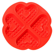 Premium Silicone Heart Waffle Maker Kids DIY Cake Mold