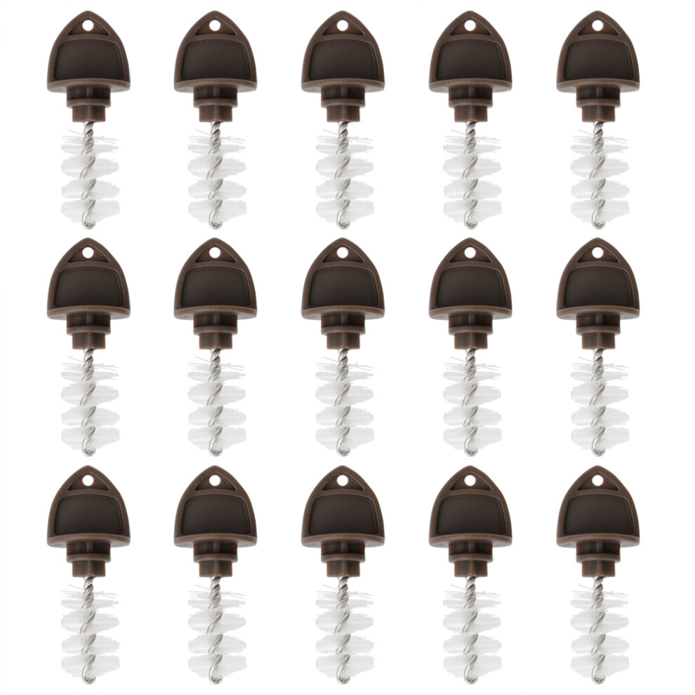 15Pcs Brown Beer Faucet Tap Protective Brush Cap 685922075055