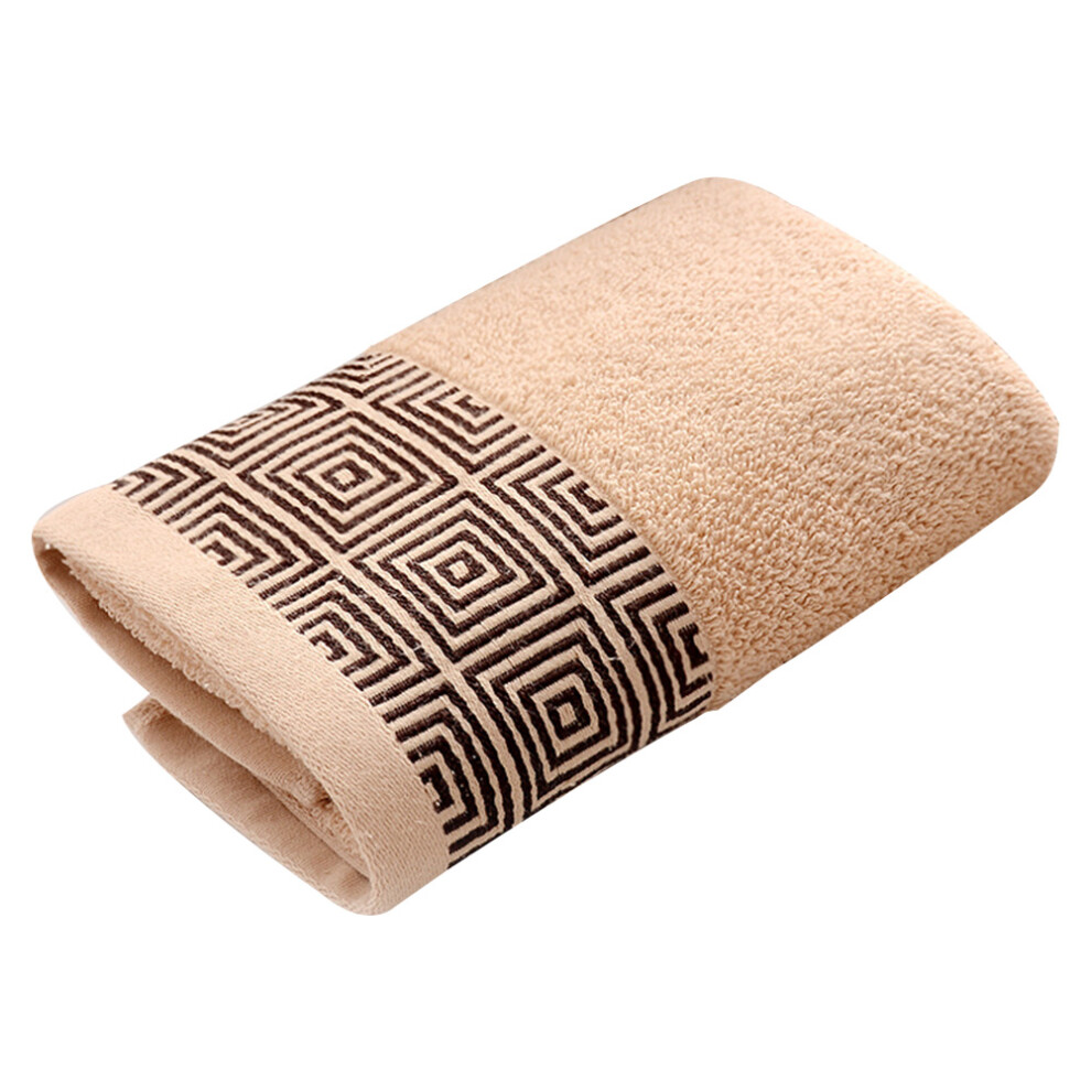 100% Cotton Thick Absorbent Quick Dry Face Towel (Brown)