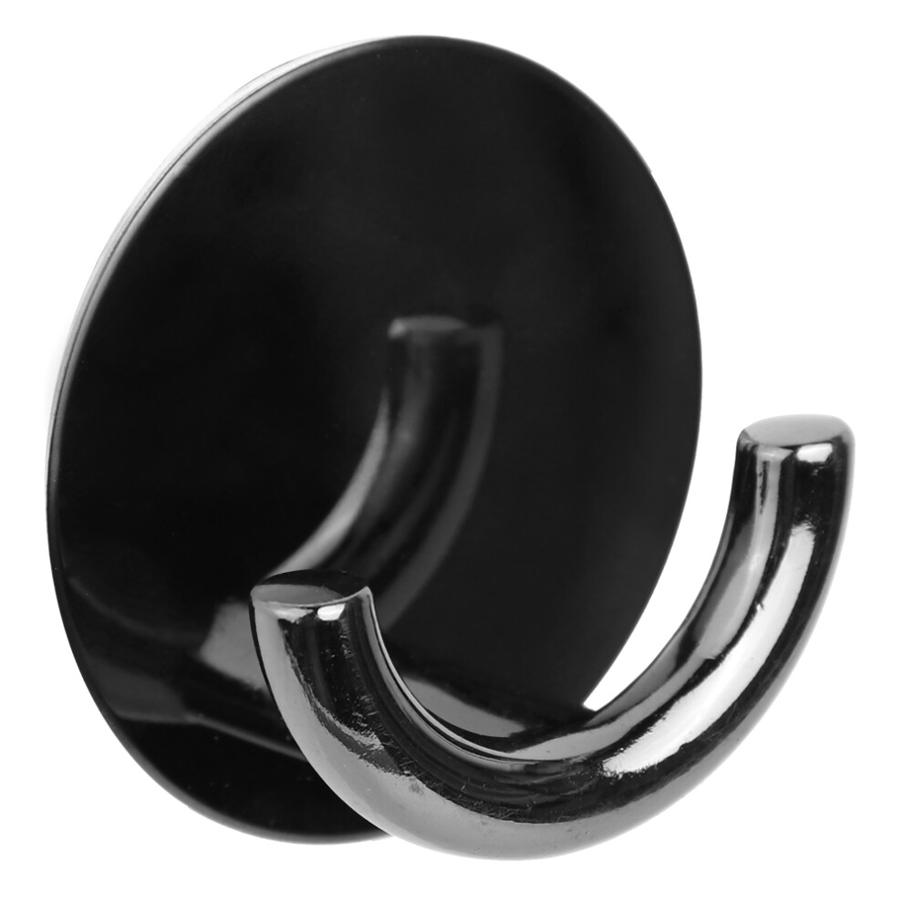 Stainless Steel Zinc Alloy Adhesive Hanger Black 685922077721