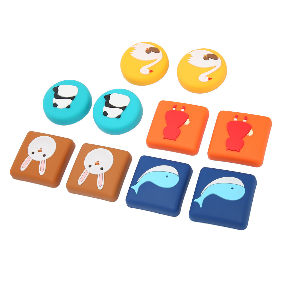 10pcs Cartoon Rubber Wall Door Stoppers, Noise & Impact Protection-image-OPC-PKYS5RG-NEW