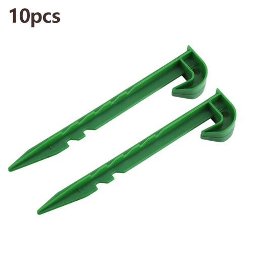 10pcs Greenhouse Bracket Insect Proof Net Pegs Plastic Piles 2
