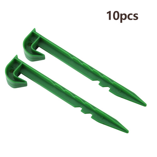 10pcs Greenhouse Bracket Insect Proof Net Pegs Plastic Piles 1