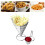 French Fries Display Stand Cone Snack Basket (Single Cup) 3