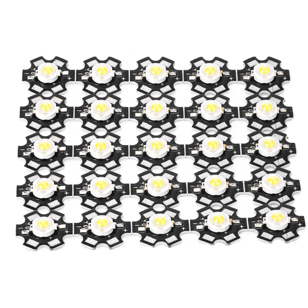 25Pcs High Bright Led Bead Spotlight Bulb 20000-25000K White 685922081254
