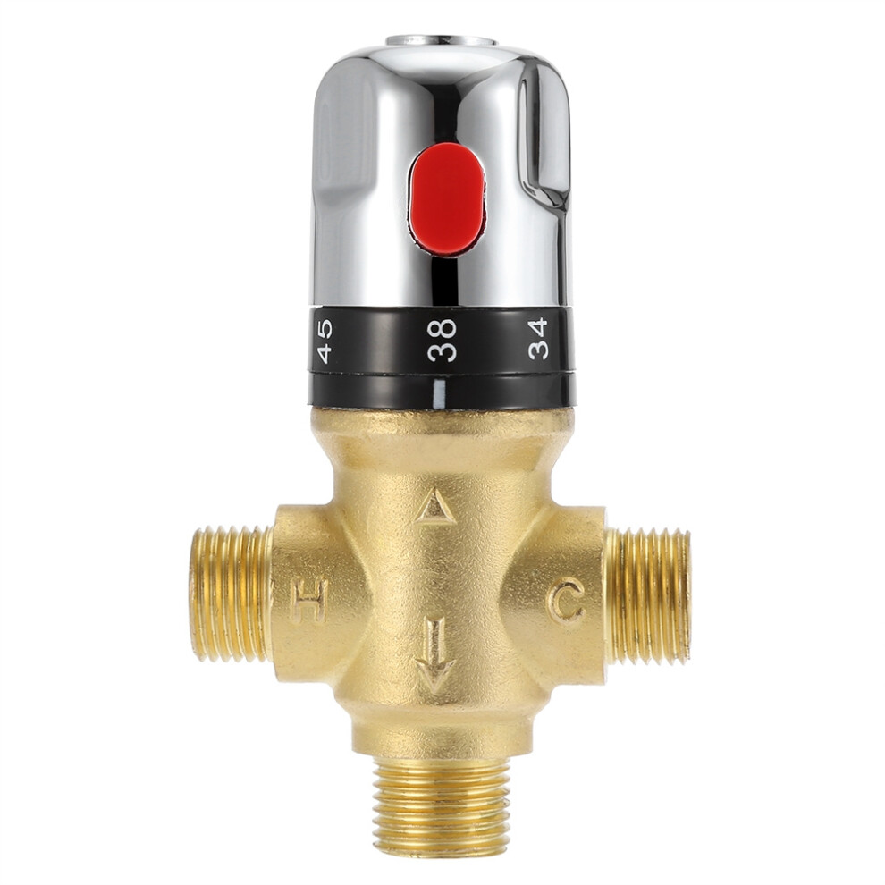 Brass Thermostatic Mixing Valve Bathroom Faucet Temperature Control 685922082022