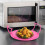 Plastic Microwave Steaming Rack Cooking Tray (Red) 3