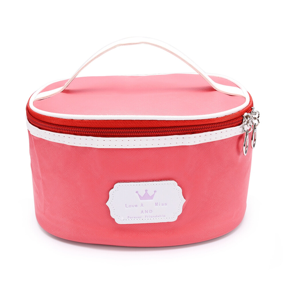 Red Waterproof Pu Cosmetic Bag Toiletry Pouch Organizer Watermelon