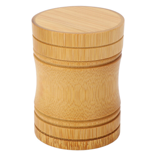 Portable Lightweight Bamboo Tea Jar Holder Box 2