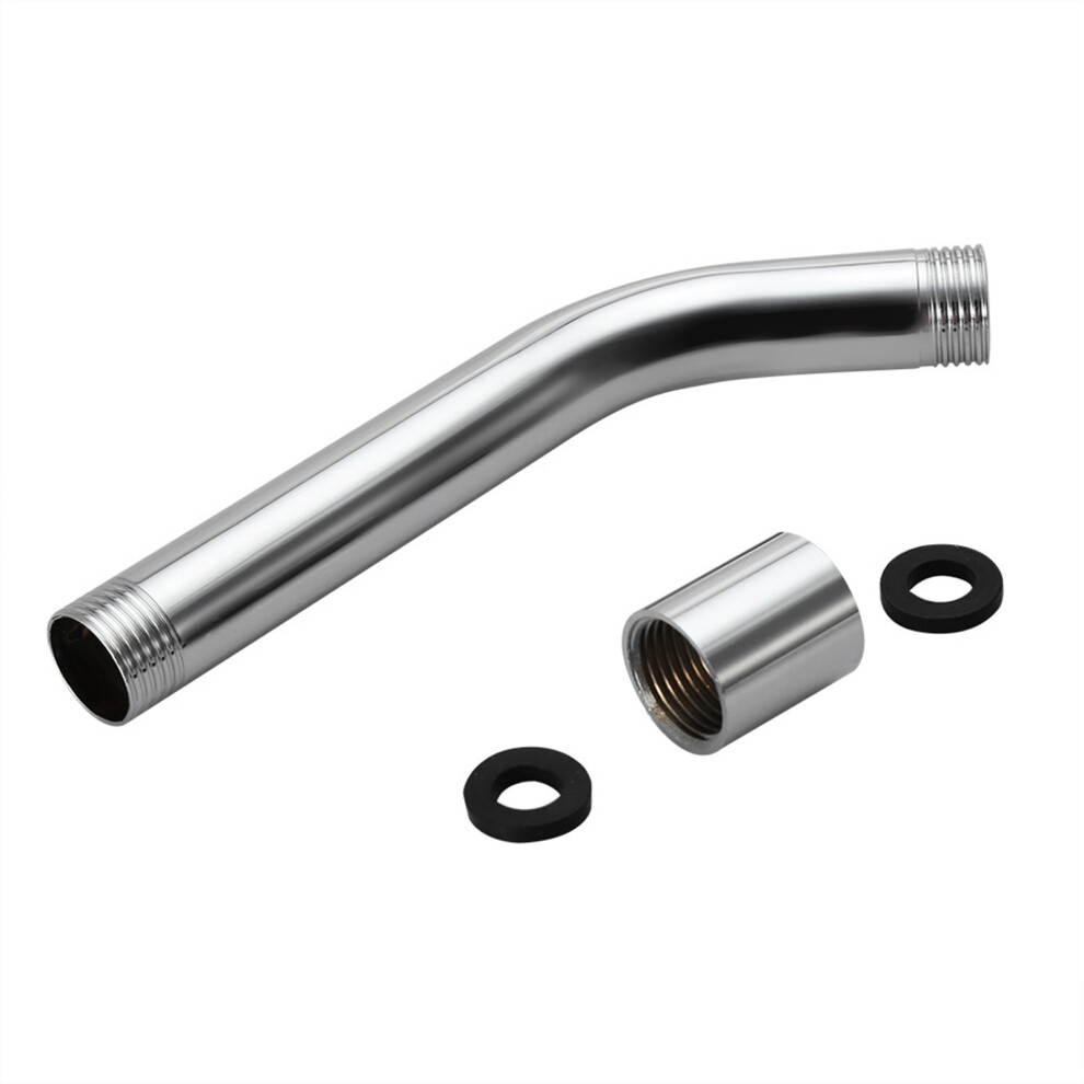 Stainless Steel Handheld Shower Arm Extension Pipe Chrome 685922083777