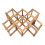 Foldable Wooden Wine Rack 10 Bottles Organizer Display Shelf 3