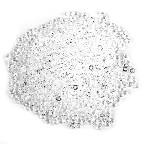 2000pcs Wedding Crystal Acrylic Confetti Table Decor (White)