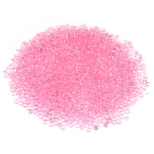 5000pcs 3mm Transparent Diamond Confetti Wedding Pink