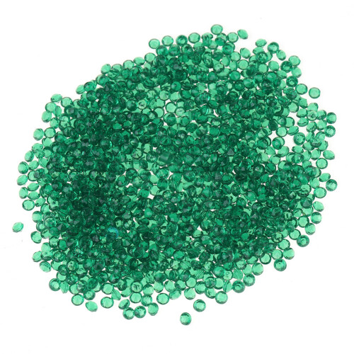 5000pcs 3mm Transparent Diamond Confetti Wedding Green