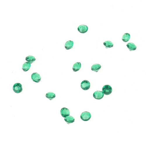 5000pcs 3mm Transparent Diamond Confetti Wedding Green 2