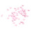 5000pcs 3mm Transparent Diamond Confetti Wedding Pink 3