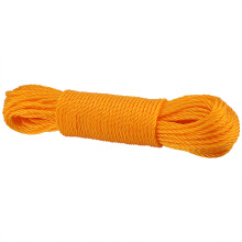 20m Nylon Rope Clothesline Garden Camping (Orange)