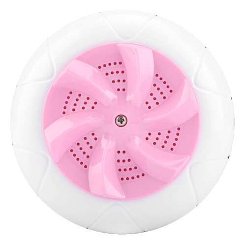 Portable Mini Ultrasonic Laundry Washer Cleaner Pink 1