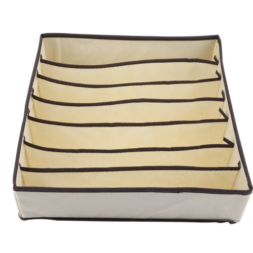 Foldable Divider Storage Box Bra Underwear Sock 7 Grids 2