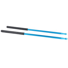 2 Stück Aluminiumlegierung Anti-Rutsch-Schlagstöcke für E-Drums Blau W119