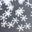 300pcs Snowflake Wedding Party Confetti White 2