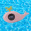 Versatile Pink Whale Bath Thermometer - Quick Temp Read Baby Safe 4