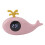Versatile Pink Whale Bath Thermometer - Quick Temp Read Baby Safe 2
