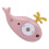 Versatile Pink Whale Bath Thermometer - Quick Temp Read Baby Safe 7