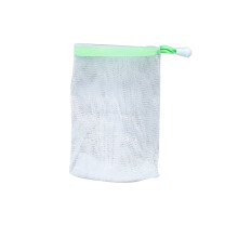 Schaumnetz Seife Kordelzug Nylon Grün
